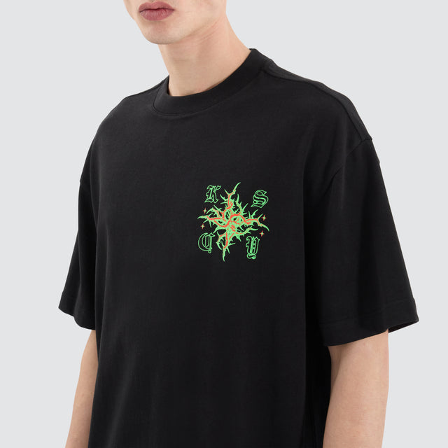 Thorn Street Tee Jet Black