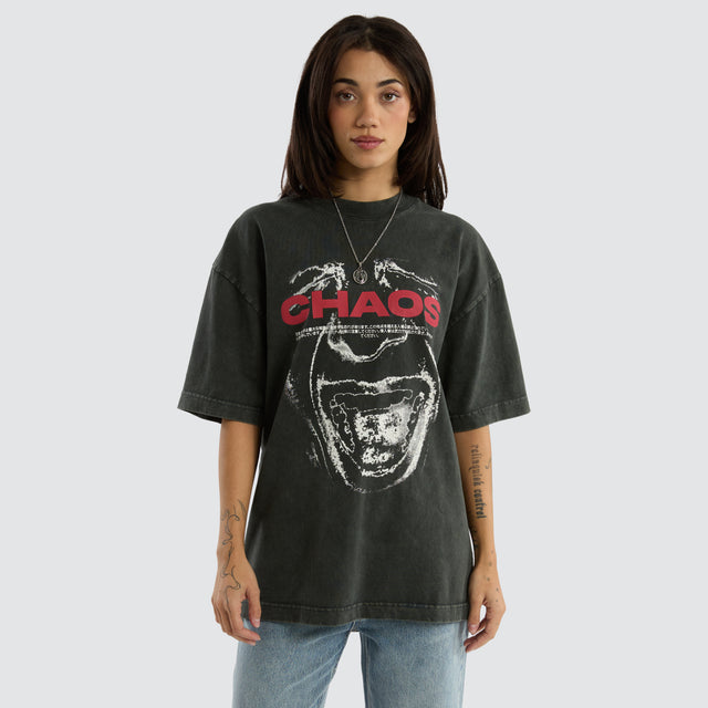 Risk Street Tee Vintage Black
