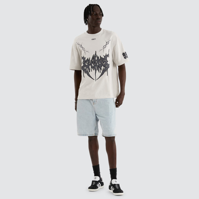 Shake Loopback Street Tee Glacier Grey