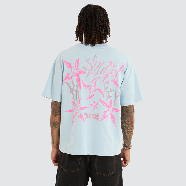 Shuriken Street Tee Baby Blue