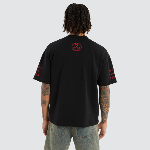 Burner Loopback Street Tee Jet Black