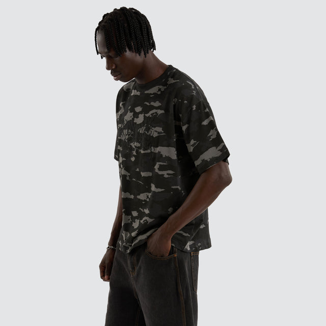 Camo Street Tee Camo Black