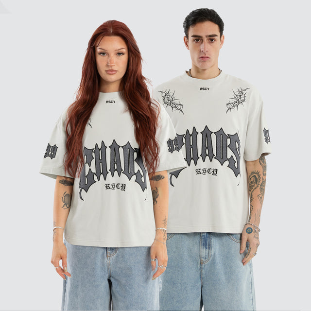 Castly Loopback Street Tee Glacier Grey