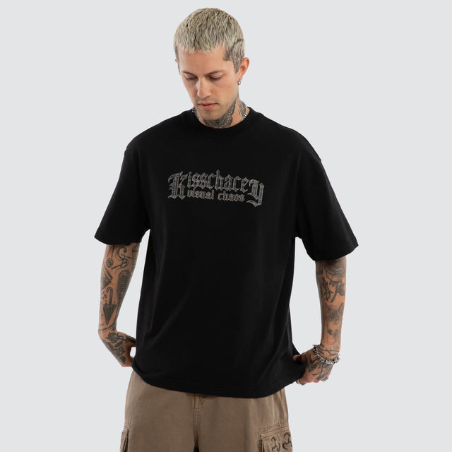 Scripture Street Tee Jet Black