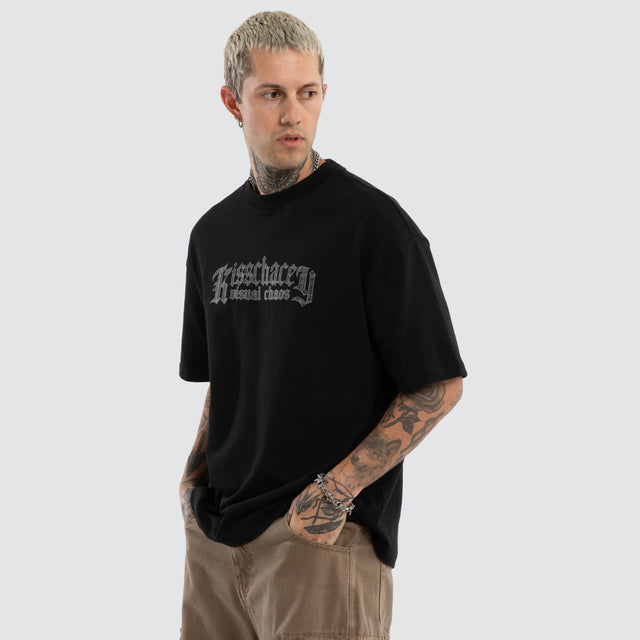 Scripture Street Tee Jet Black