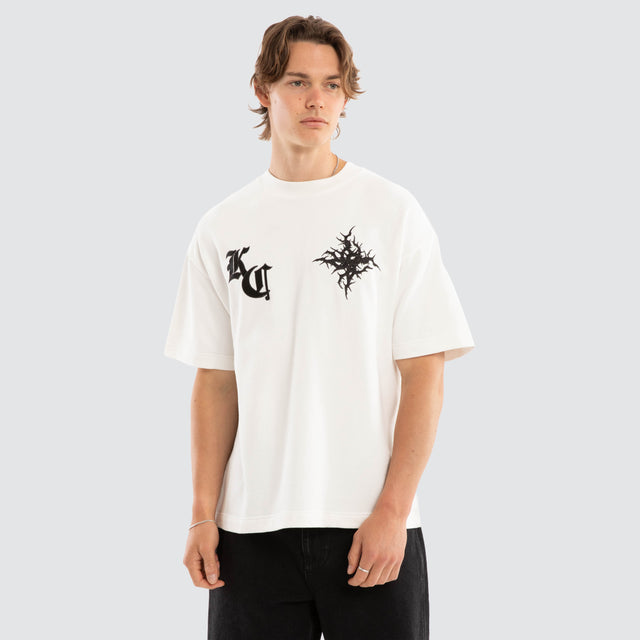 Paragons Street Tee Natural White