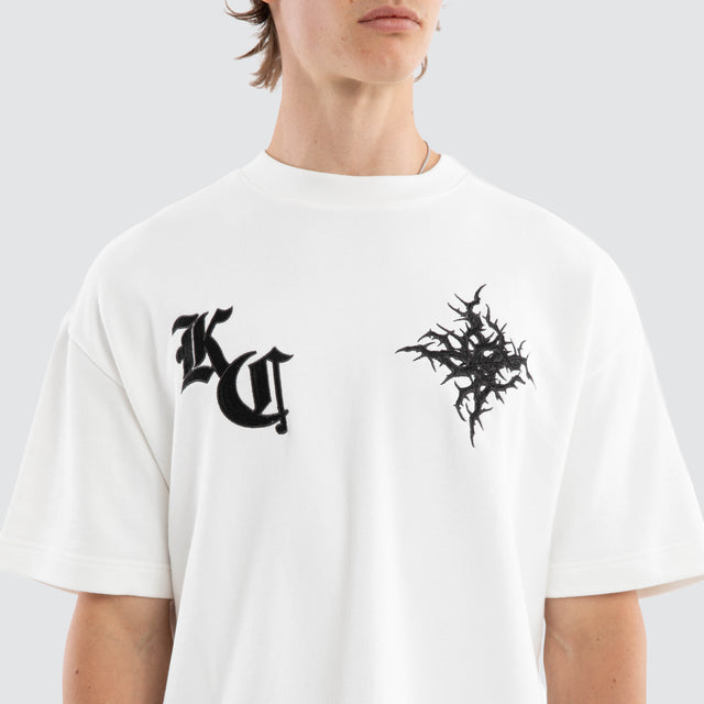 Paragons Street Tee Natural White