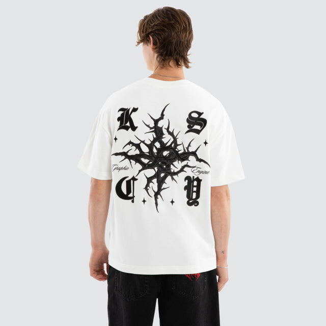 Paragons Street Tee Natural White