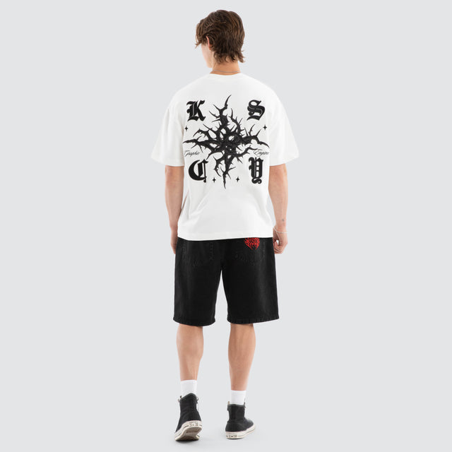 Paragons Street Tee Natural White