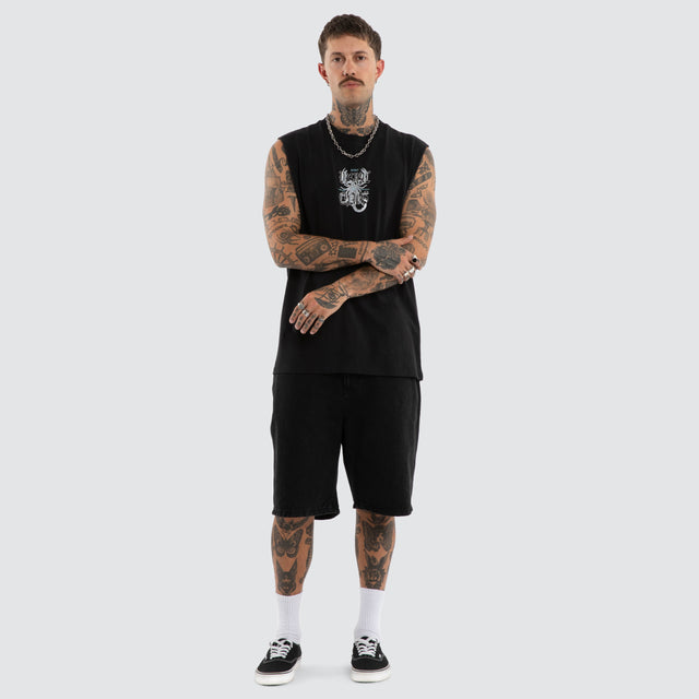 Scorpio Relaxed Muscle Jet Black