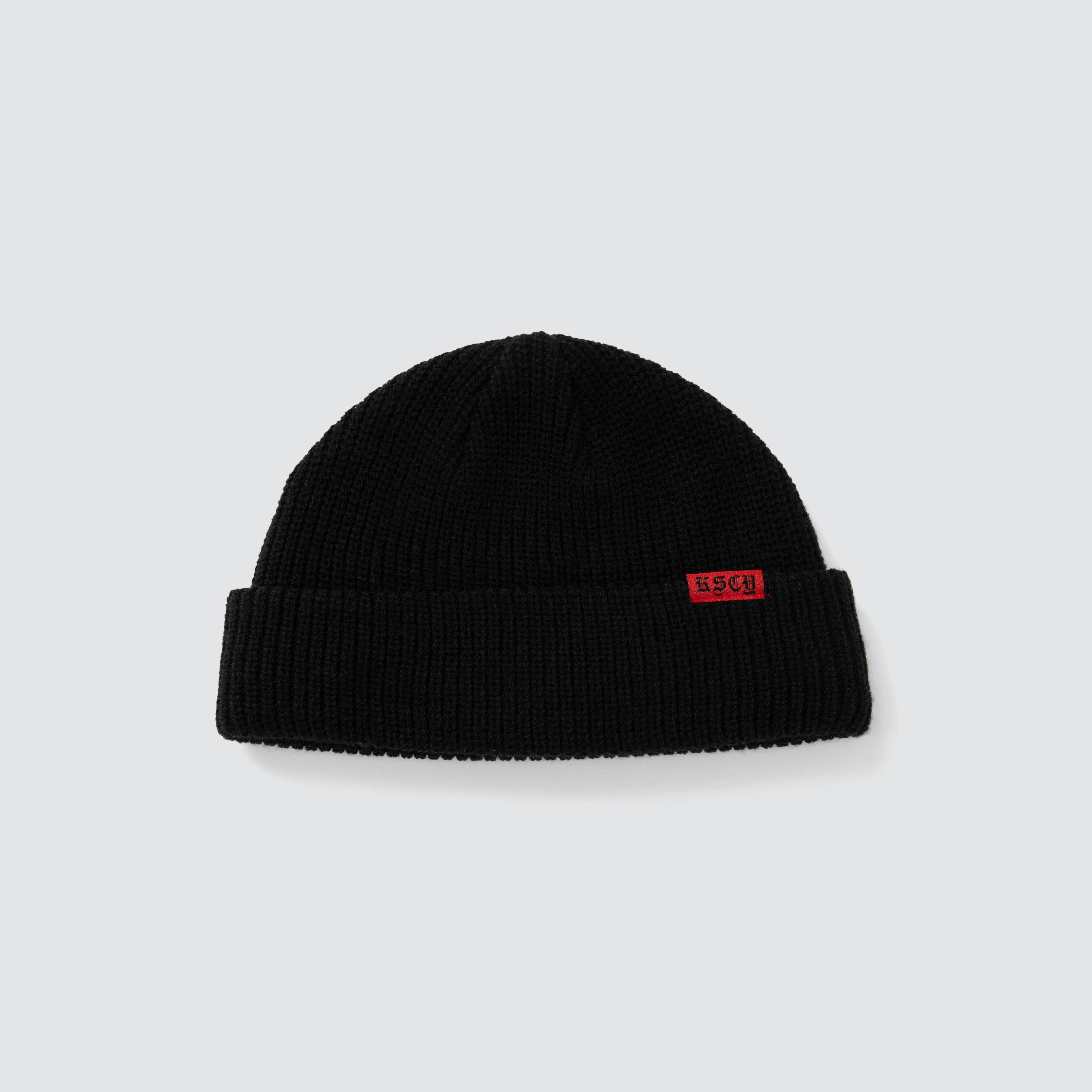 KSCY Record Beanie in Black | Neverland Store