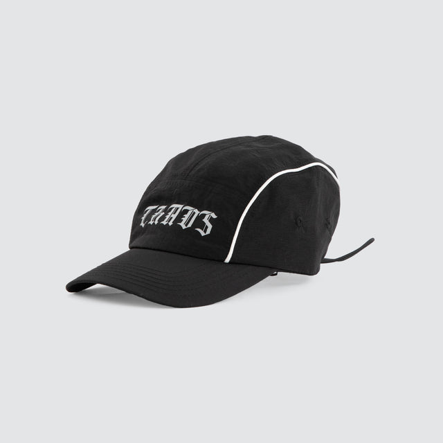 Model wears Scripture Dad Cap Black Caps Black – image 2
