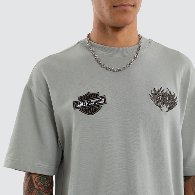 Outlaw Loopback Street Tee Limestone