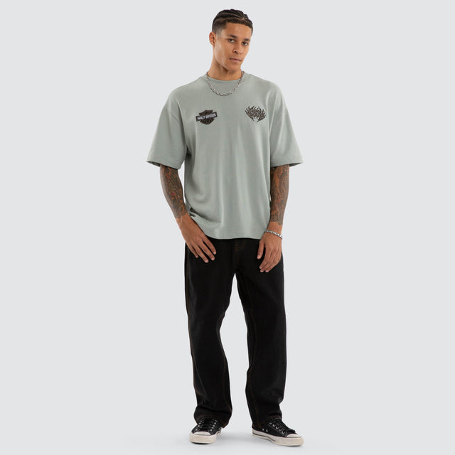 Outlaw Loopback Street Tee Limestone