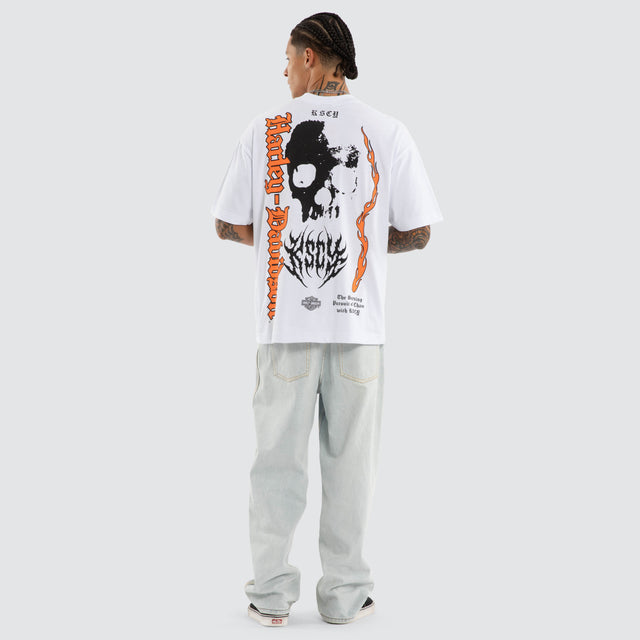 Burnout Street Tee Optical White