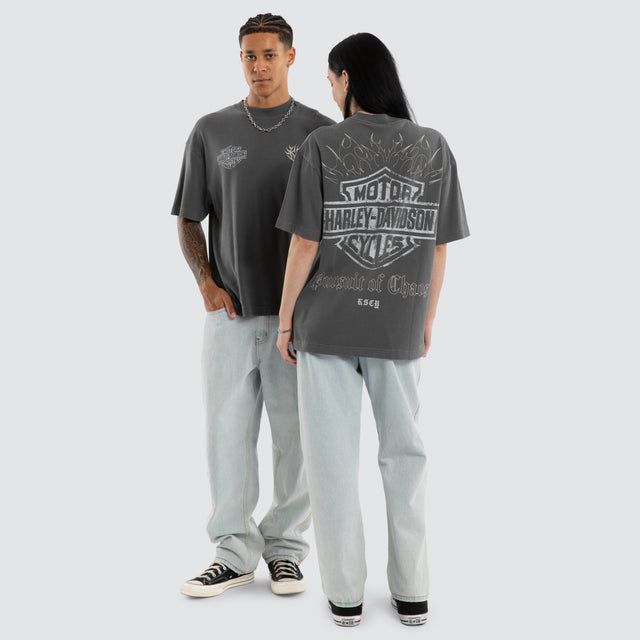 Resurgence Street Tee Pigment Charcoal