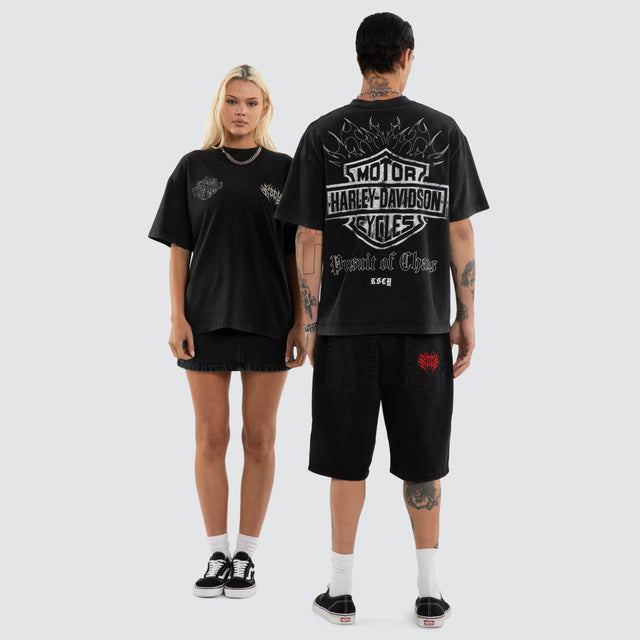 Resurgence Street Tee Snow Black