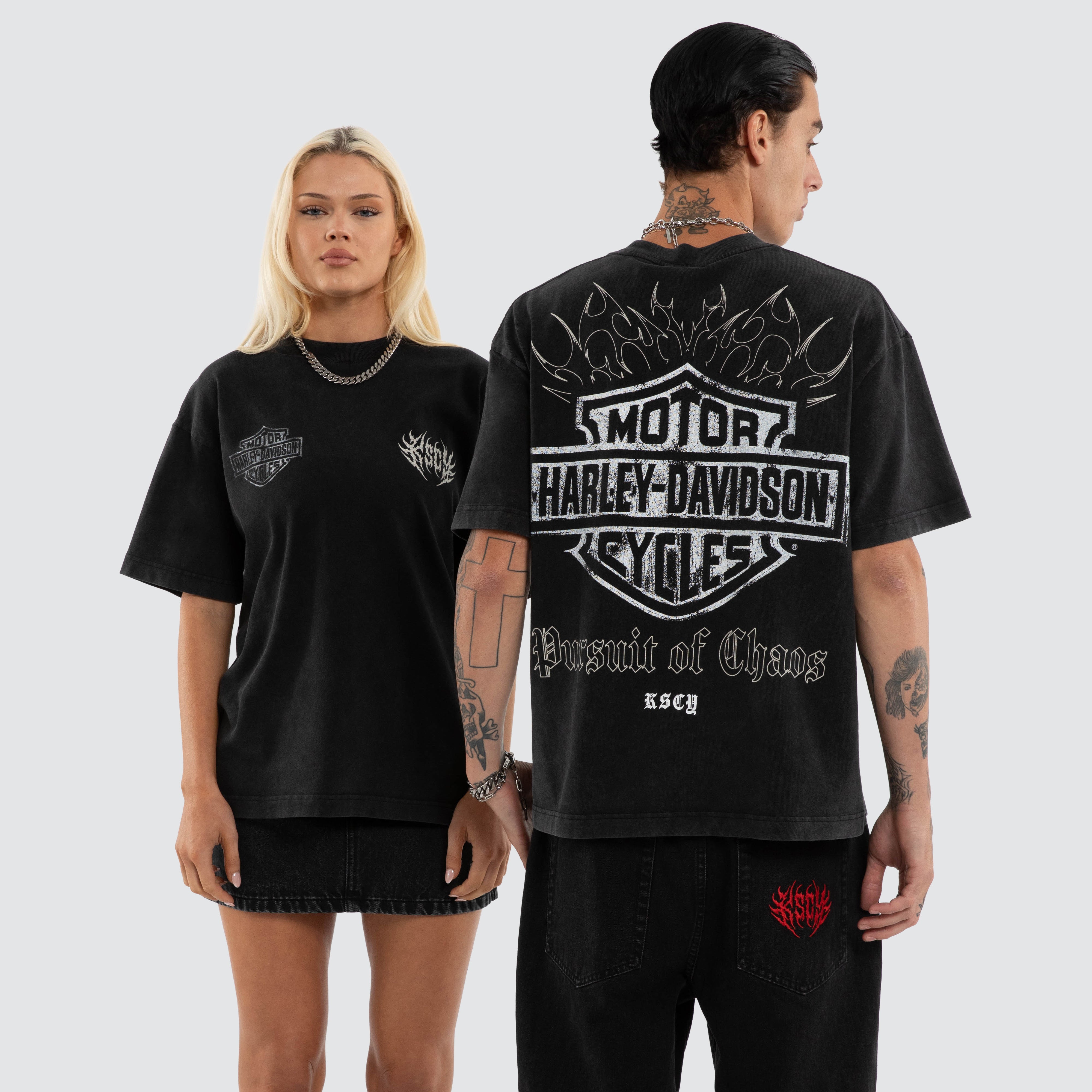 Harley-Davidson x KSCY Resurgence Street Tee in Black | Neverland
