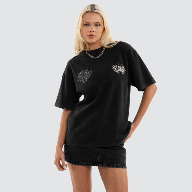 Resurgence Street Tee Snow Black