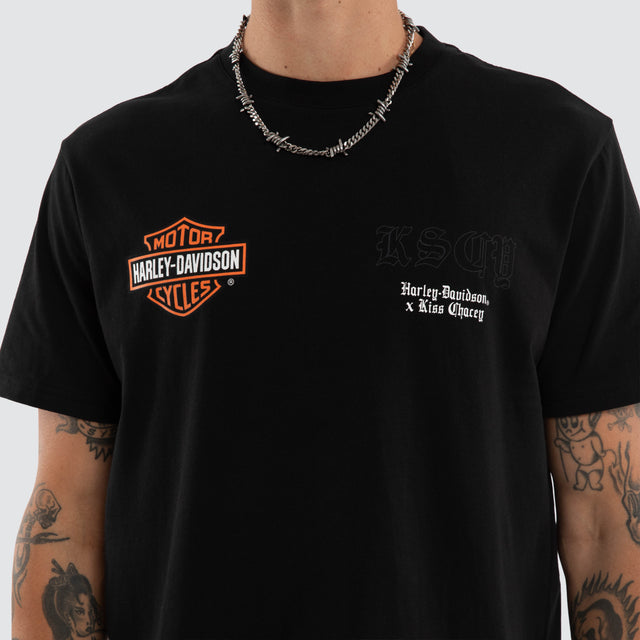 Kickstand Dual Curved Tee Jet Black