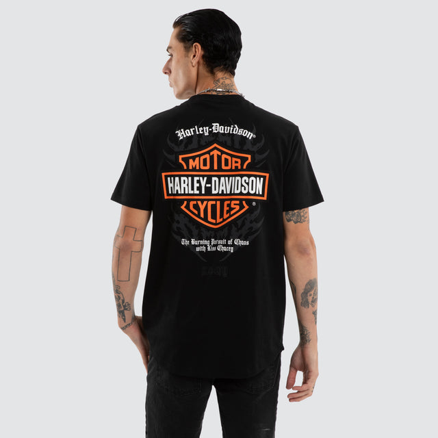 Kickstand Dual Curved Tee Jet Black