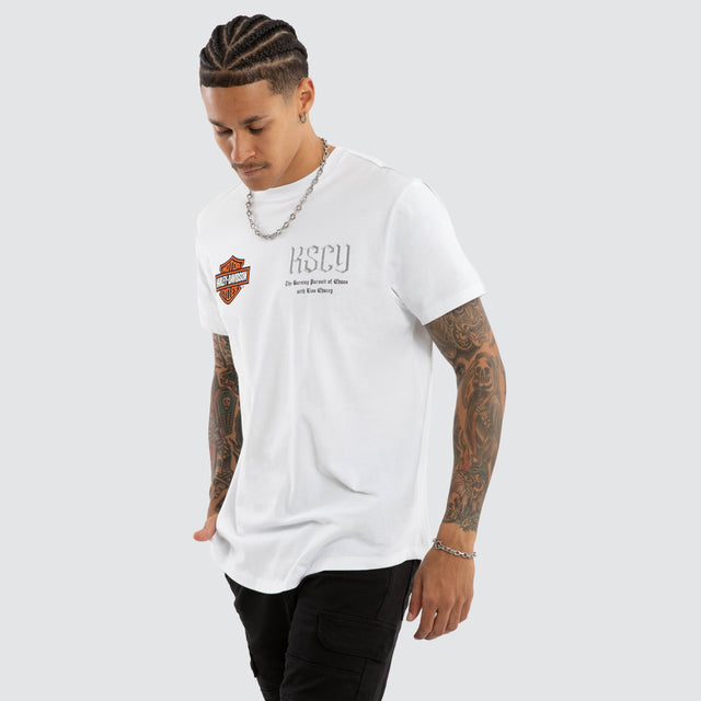 Suspension Dual Curved Tee Optical White