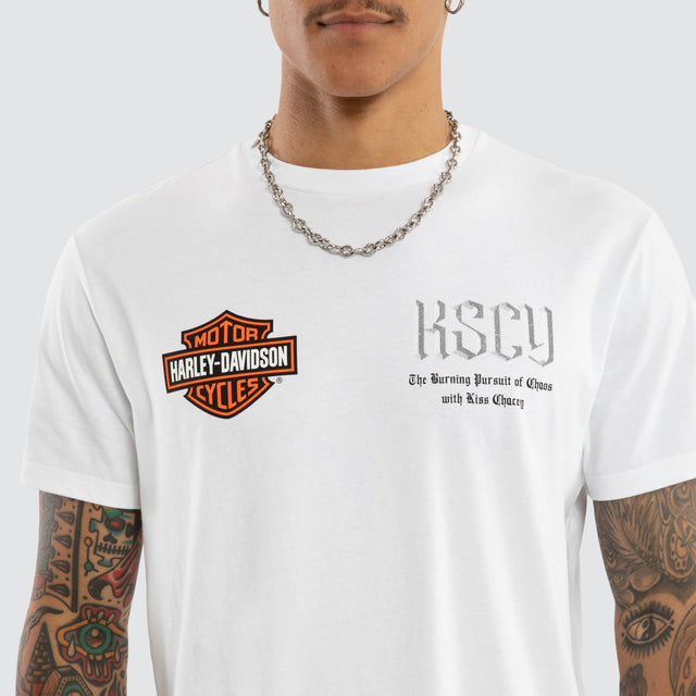 Suspension Dual Curved Tee Optical White