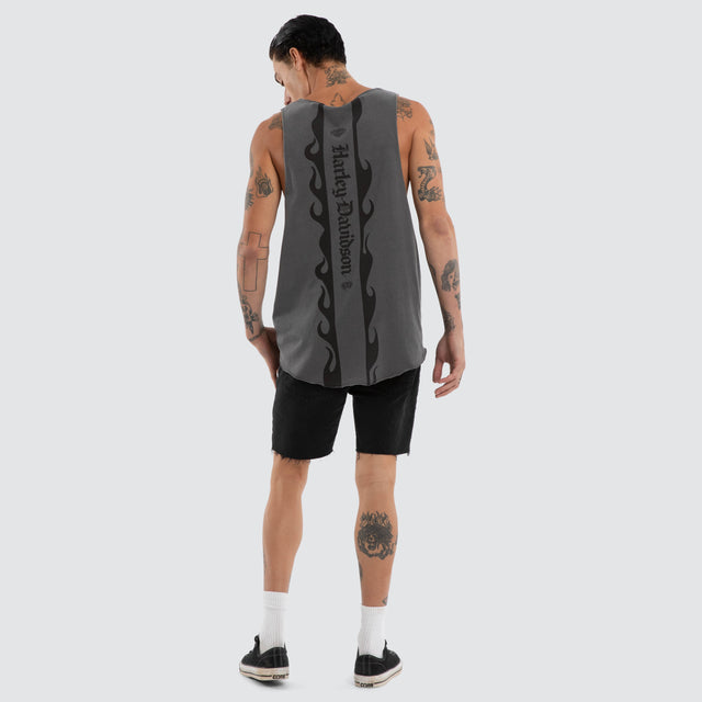 Hopper Dual Curved Muscle Pigment Charcoal