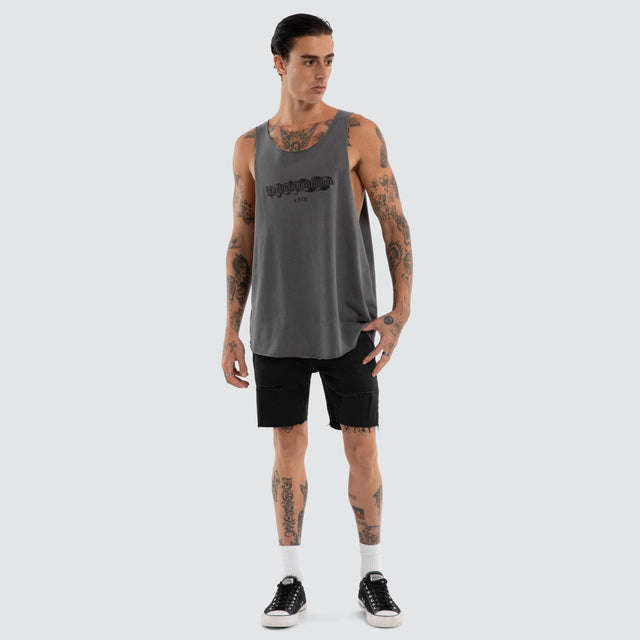 Hopper Dual Curved Muscle Pigment Charcoal