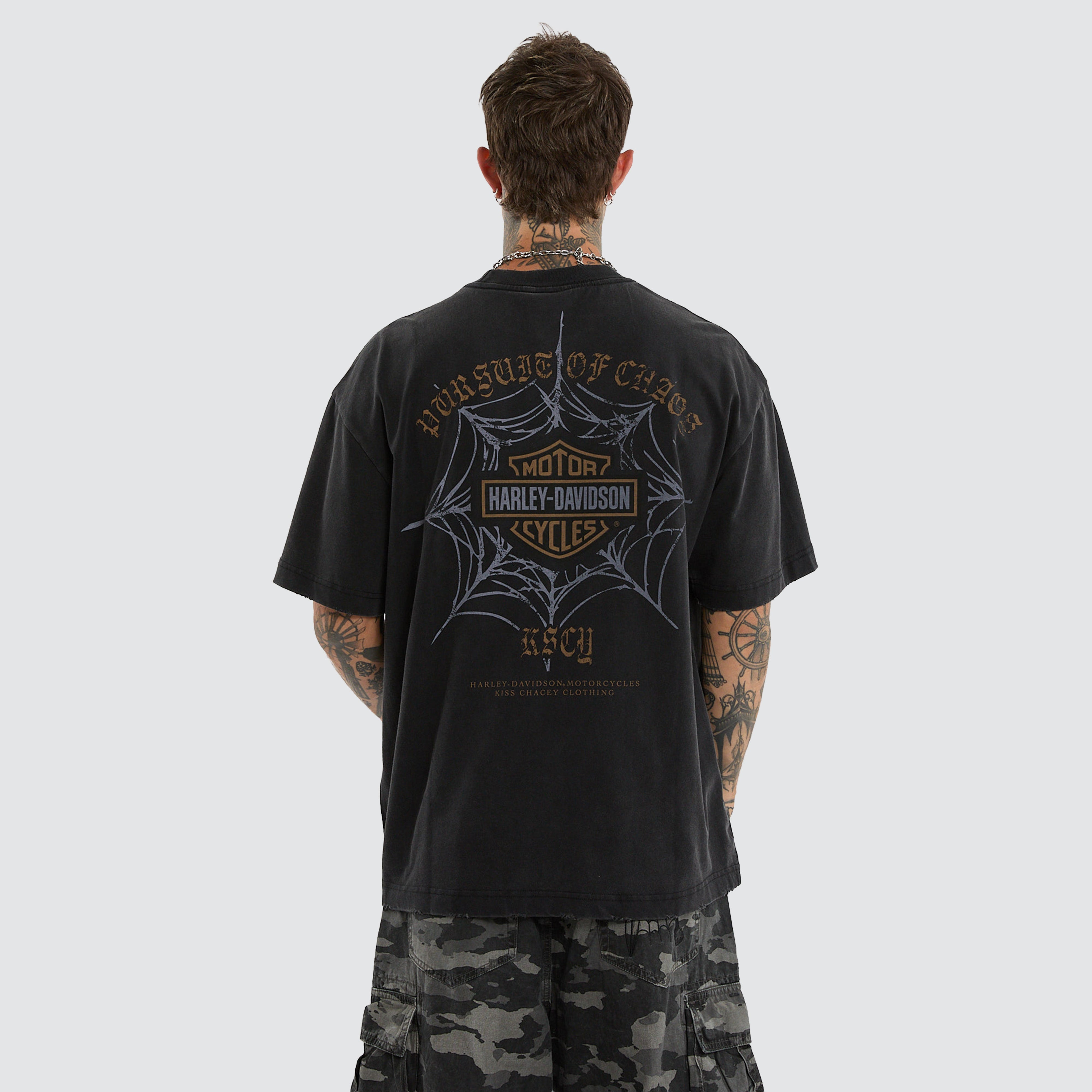 Harley-Davidson x KSCY Rally Street Tee in Black | Neverland Store