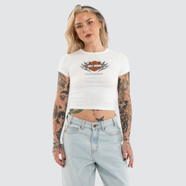 Escape Baby Tee Natural White