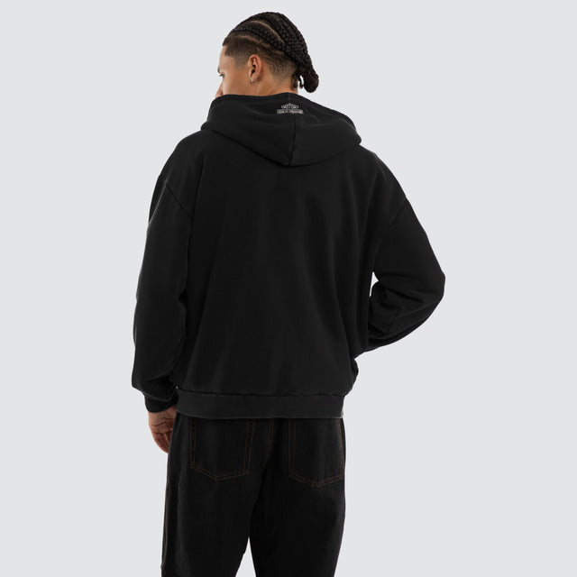 Access Street Zip Hoodie Jet Black