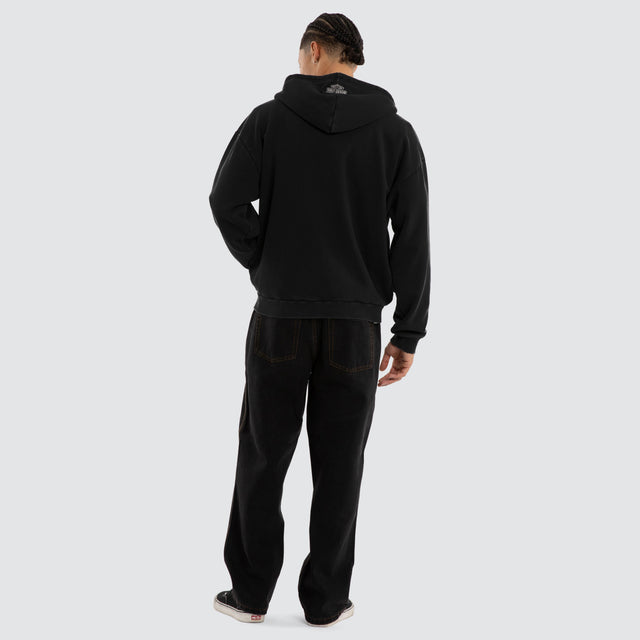 Access Street Zip Hoodie Jet Black