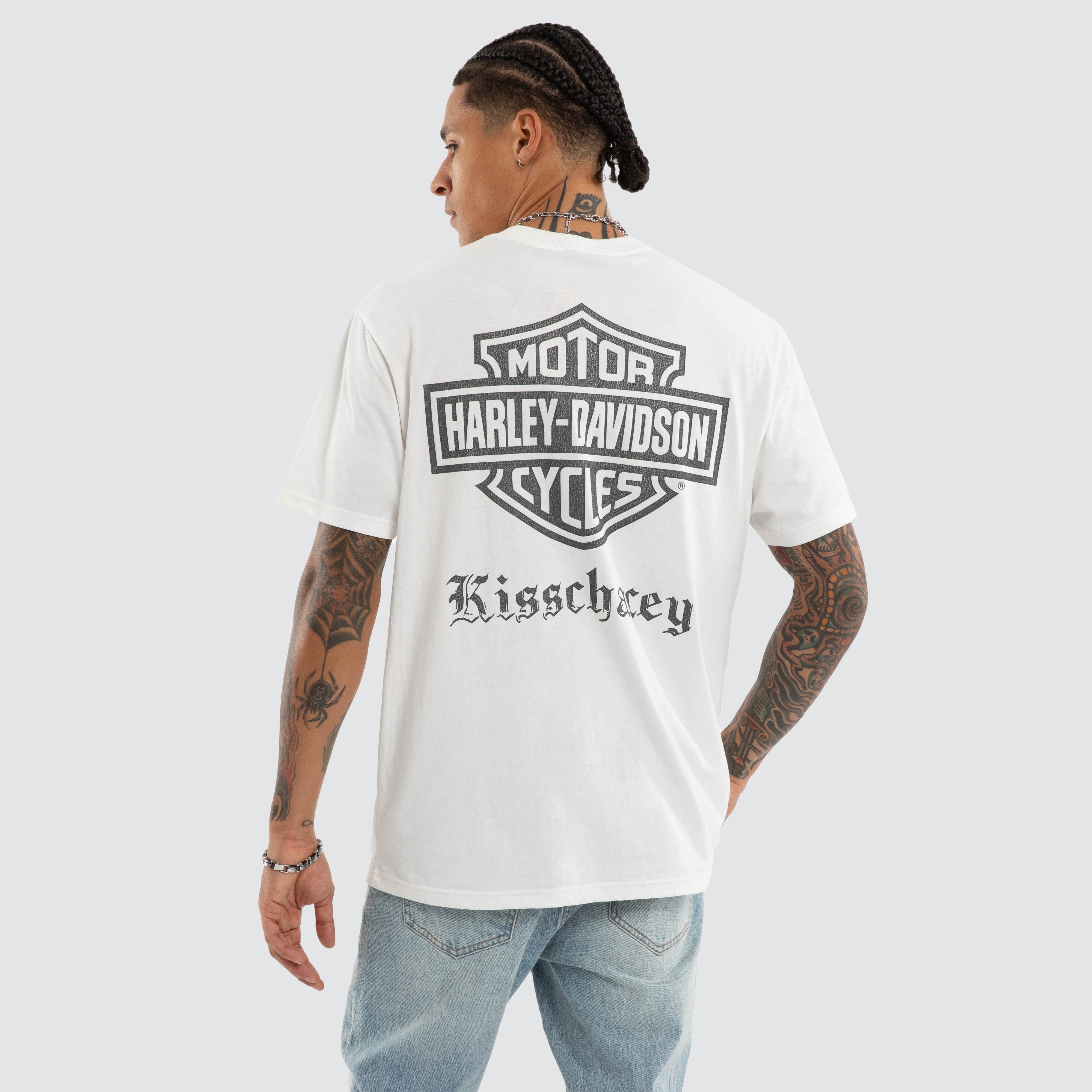 Harley-Davidson x KSCY Speed Relaxed Tee White | Neverland Store