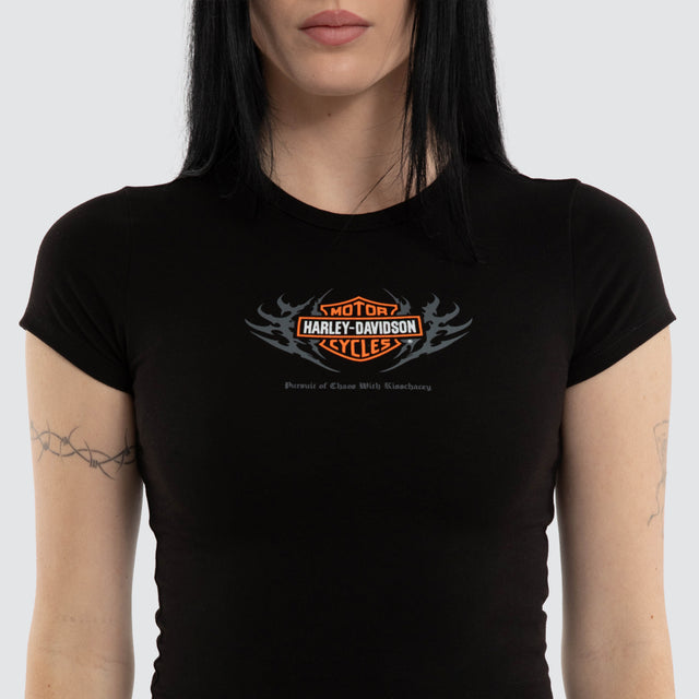 Polished Baby Tee Jet Black