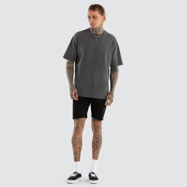 KS2 Denim Shorts Jet Black