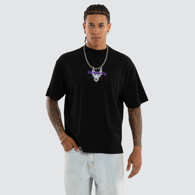 Connections Street Tee Jet Black
