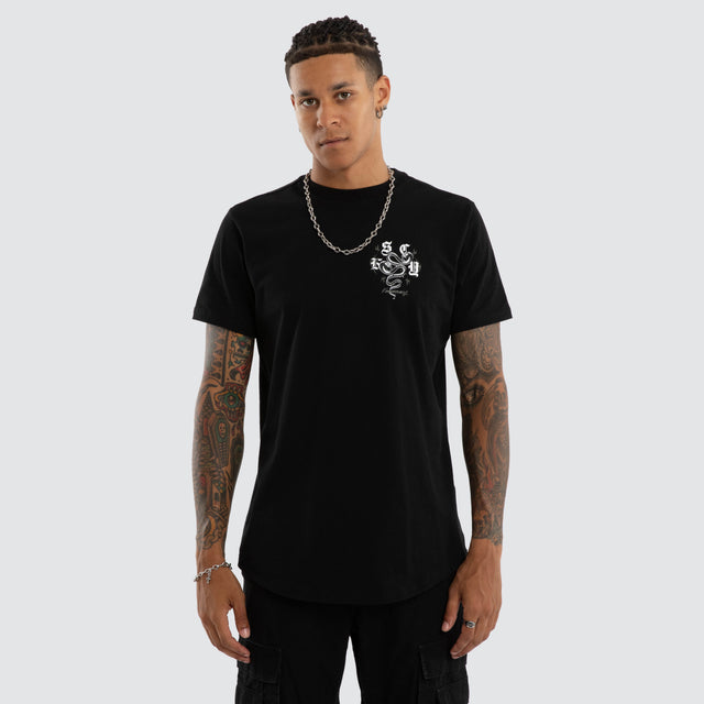 Cobra Dual Curve Tee Jet Black