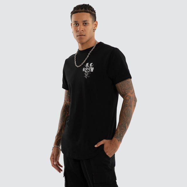 Cobra Dual Curve Tee Jet Black