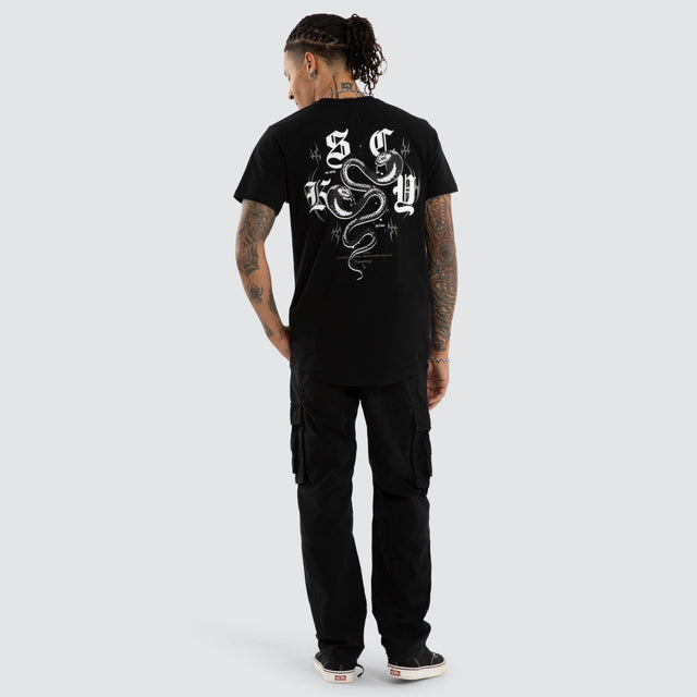 Cobra Dual Curve Tee Jet Black