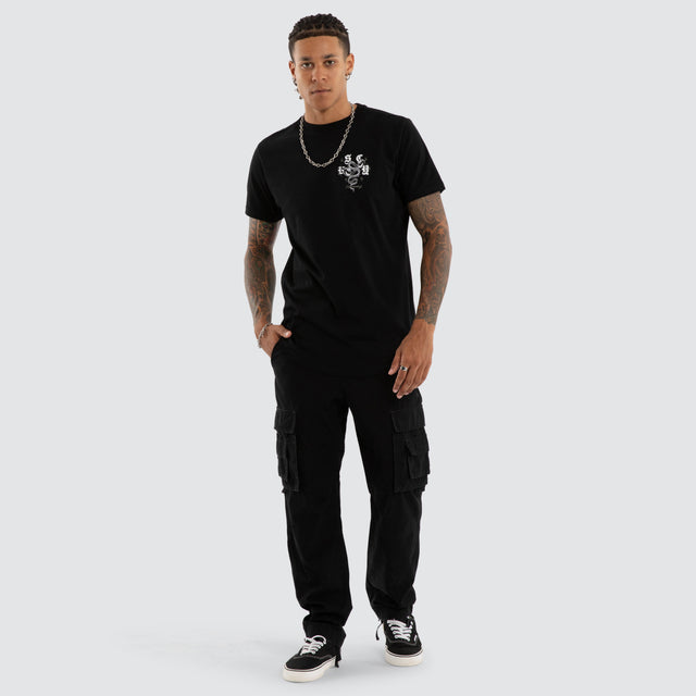 Cobra Dual Curve Tee Jet Black
