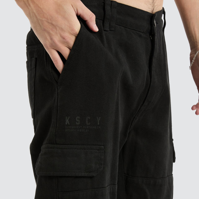 Seattle Cargo Pant Black