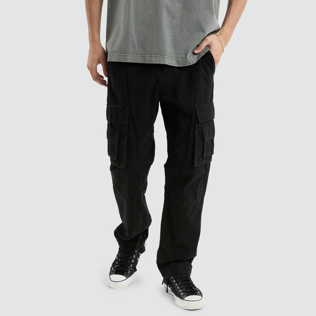 Artillery Ripstop Cargo Pant Black