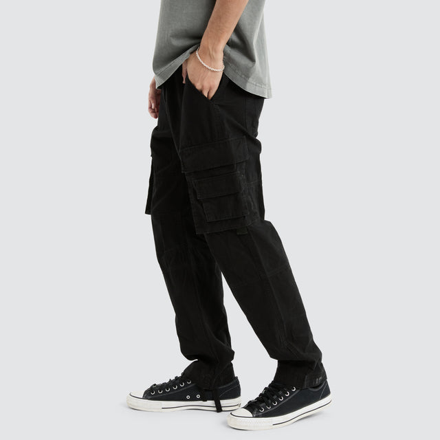 Artillery Ripstop Cargo Pant Black