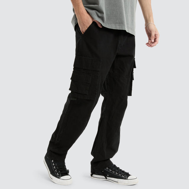 Artillery Ripstop Cargo Pant Black