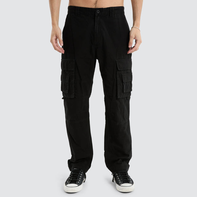 Artillery Ripstop Cargo Pant Black