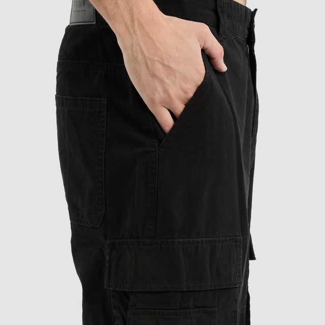 Artillery Ripstop Cargo Pant Black