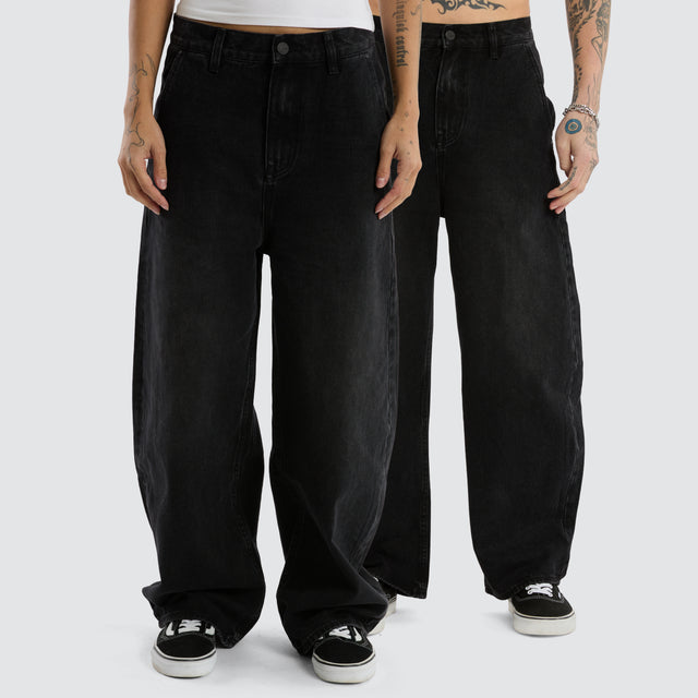 K8 Balloon Jean Vintage Black