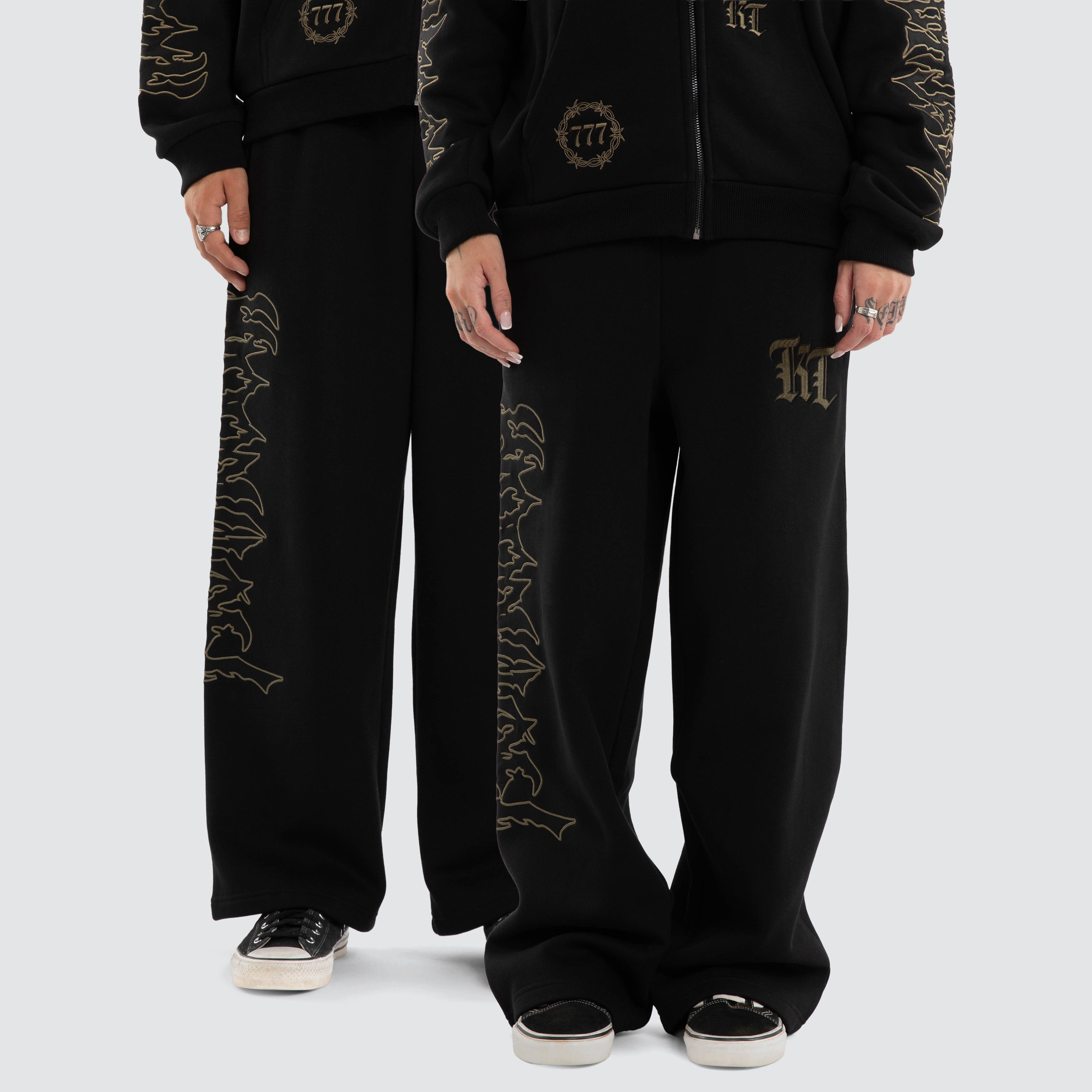 KSCY Wraith Baggy Sweatpant in Black | Neverland Store