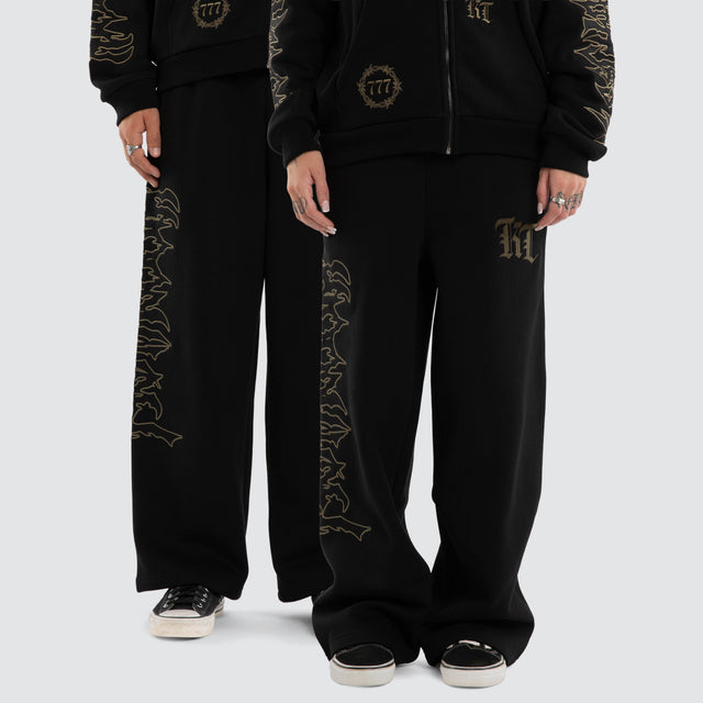 Wraith Baggy Sweatpant Jet Black
